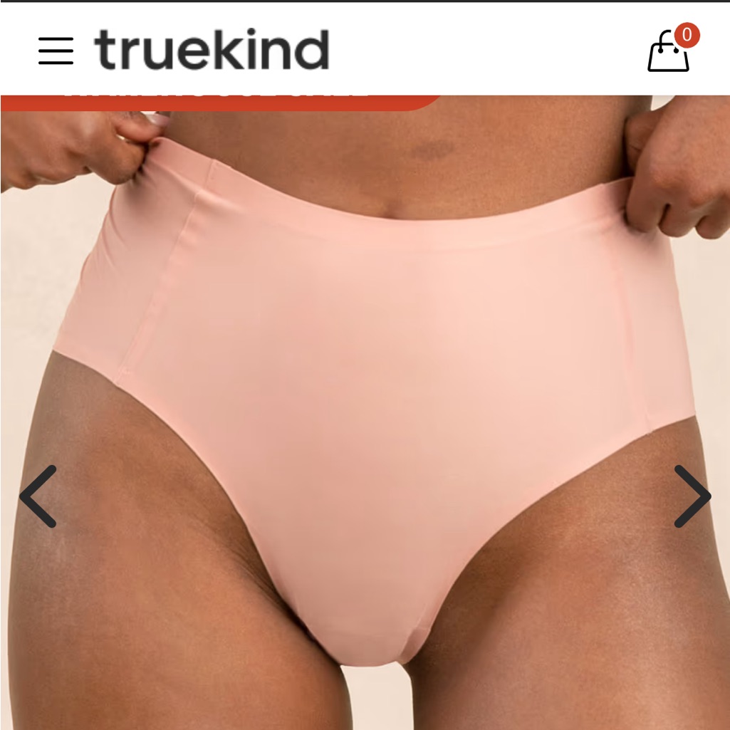 Truekind Pink High-Waisted Briefs